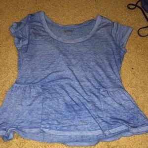 Cap Sleeve Flowy Shirt